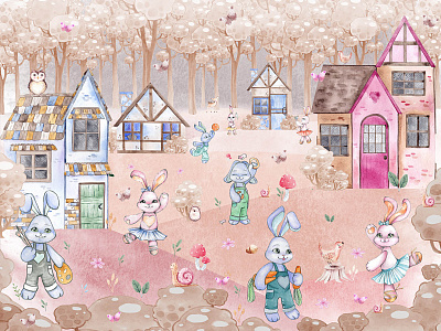 Фотообои Rabbit Room 12, RABBIT ROOM, Wall street Фотообои Rabbit Room 12, RABBIT ROOM, Wall street