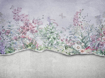 Фотообои Floreale 7, ЦВЕТОЧНЫЙ / FLOREALE, Wall street